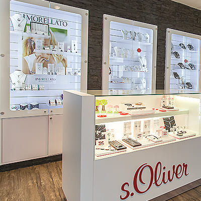 Shopdesign für Schmuckgeschäfte