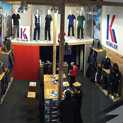 Kübler Workwear Messedesign Schweinfurt Würzbug